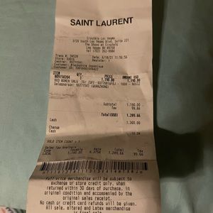 YSL crossbody bag beige in color